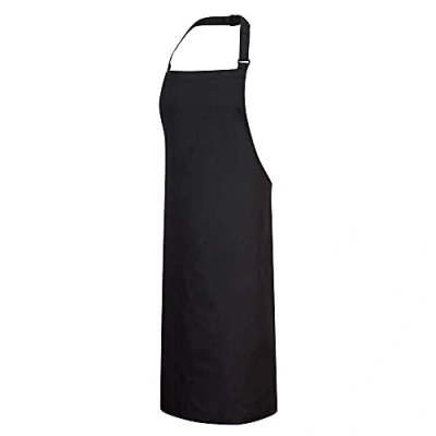 Imagen de Portwest Delantal De Polialgodón Con Peto, Color: Negro, S841BKR