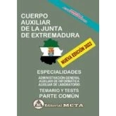 Imagen de Cuerpo Auxiliar Temario Común (temas Y Tests) Junta De Extremadura