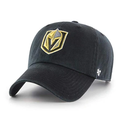Imagen de 47 Brand Las Vegas Golden Knights Adjustable Cap Clean Up NHL Black One Size
