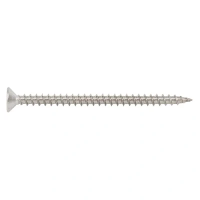 Imagen de Index TPA235025 Tornillo tirafondo pozidriv inox A2 cabeza 90 avellanada filete 40 lubrificado 3,5 x 025
