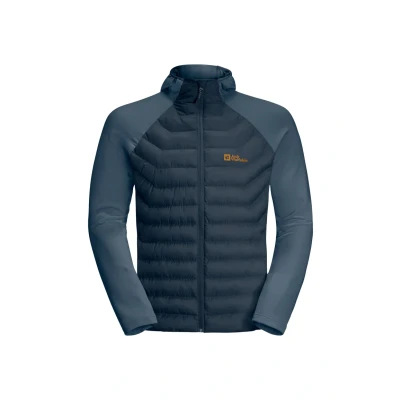 Imagen de Jack Wolfskin ROUTEBURN Pro Hybrid M Chaqueta Softshell, Midnight Sky, S para Hombre