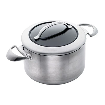 Imagen de SCANPAN Olla de Cocina, Acero Inoxidable, Plateado, 20 cm