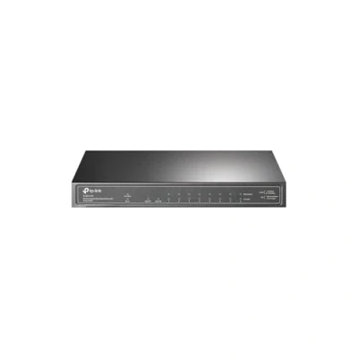 Imagen de TP Link Switch PoE Gigabit de 8 Puertos PoE+ @63W, con 1 Puerto Enlace Ascendente + Ranura SFP Escritorio/Montaje en Pared Plug &amp; Play Protección Limitada por Vida