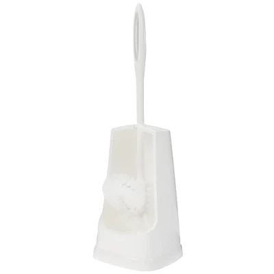 Imagen de WENKO Escobillero Simple Blanco con limpiador de borde