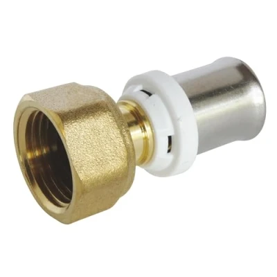 Imagen de SOMATHERM FOR YOU / 5703 16 20 acoplamiento recta tubo de sujeción múltiples capas Ø16 tuerca rotativa Mujer 20/27 (3/4 &#039;&#039;) Para conectar un diámetro del multicapa