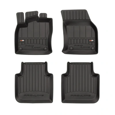 Imagen de FROGUM 3D407275 Juego de alfombrillas suelo Caucho delante y detrás 4 negro Adaptado SEAT: Tarraco, SKODA: Kodiaq