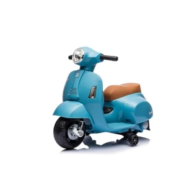 Imagen de TURBO CHALLENGE Vespa GTS Portador Eléctrico 119167 Scooter Azul Listo para Rodar Máximo 25Kg Plástico Baterías Recargables A Partir de 18 Meses