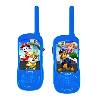 Imagen de Lexibook Paw Patrol Walkie talkies, Pinza para Colgar del cinturón, batería