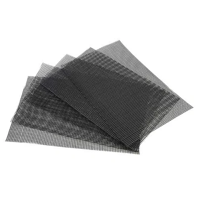 Imagen de Jenngaoo 5Pcs Almohadilla de Malla para Macetas, Alfombrilla Rejilla Inferior BonsáI Plástico, Pantallas Cuadradas Orificios Drenaje Que Evitan la Pérdida Suelo(30 * 20cm)
