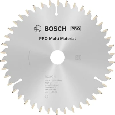 Imagen de Bosch Professional 2 608 640 503 Hoja de sierra circular Multi Material 160 x 20/16 2,4 mm, 42 (pack 1)
