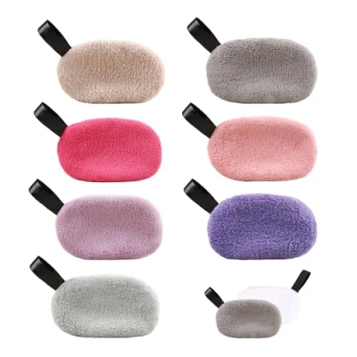 Imagen de Paquete de 7 esponjas lavado facial doble cara, toallitas lavables, almohadillas algodón reutilizables, desmaquillantes, reutilizables y lavables