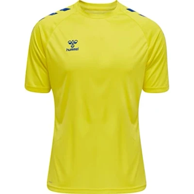 Imagen de hummel Hmlcore Xk Core Poly T Shirt S/S Camiseta, Amarillo y Azul, XX Large Unisex Adulto