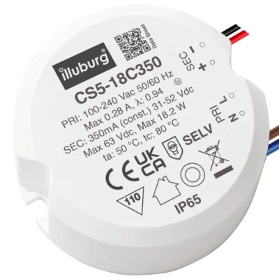 Imagen de Transformador LED Impermeable IP65 350mA Corriente Constante 11W 18W Alimentador Fuente de Alimentación