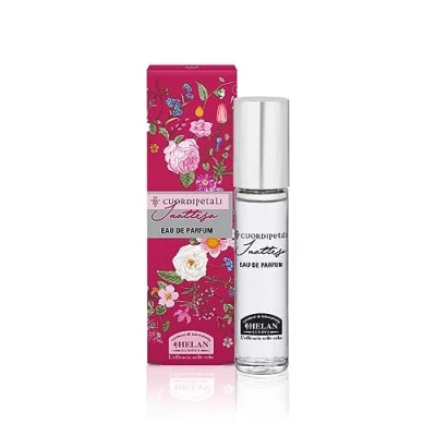 Imagen de Helan, Cuor di Petali, Inattesa, Perfume de Mujer Eau Parfum, Notas Vivas y Exóticas con Bergamota, Azafrán, Cardamomo Pimienta Sichuan Elemi Picante, 10 ml Made in Italy