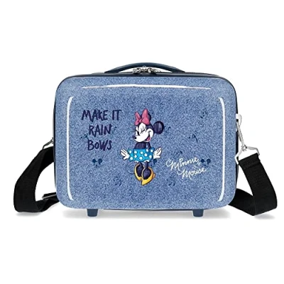 Imagen de Disney Minnie Make it rain bows Neceser Adaptable Azul 29x21x15 cms Rígido ABS 9,14L 0,6 kgs