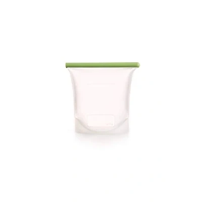Imagen de Lékué Bolsa reutilizable para conservar/congelar alimentos, silicona platino translúcido, 1500 ml