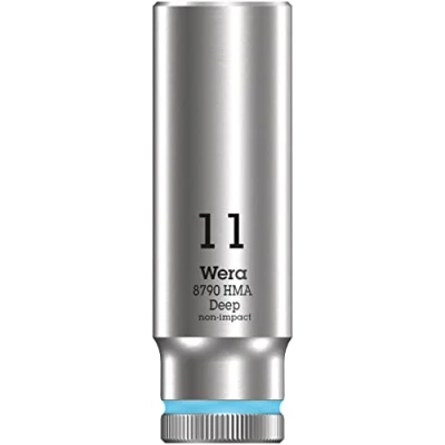Imagen de WERA 05004508001 8790 HMA Deep 11,0 Llave de vaso larga con arrastre 1/4&quot;