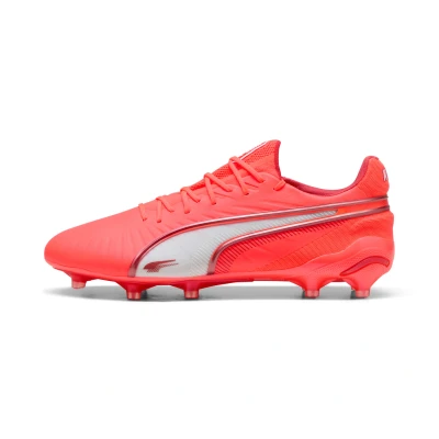 Imagen de Puma KING Ultimate FG/AG Botas de fútbol con tacos, Hombre, Talla: 40.5, Glowing red/white/red fire Zapatos