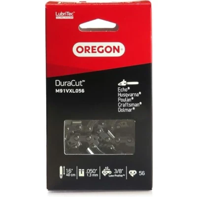 Imagen de Oregon Cadena de Motosierra M91VXL DuraCut para Espadas 40cm 56 Eslabones compatible con Husqvarna, Echo, Poulan, Craftsman, Domar y muchas más