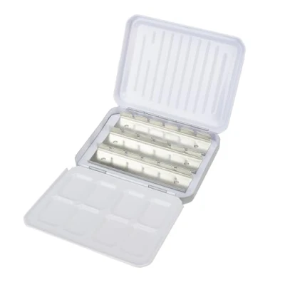 Imagen de Schmincke caja vacía HORADAM® AQUARELL, 74 948 097, metálica negra, con paleta de mezcla para el llenado individual 48 x 1/2 o 24 1/1 godets AQUARELL