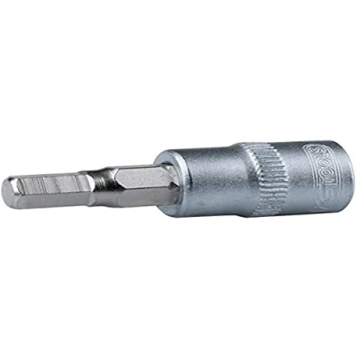 Imagen de KS TOOLS 911.1436 Piezas insertables de llave cubo DIN3120, ISO1174, DIN7422 3,0 Acero cromo vanadio Hexágono interior moleteado