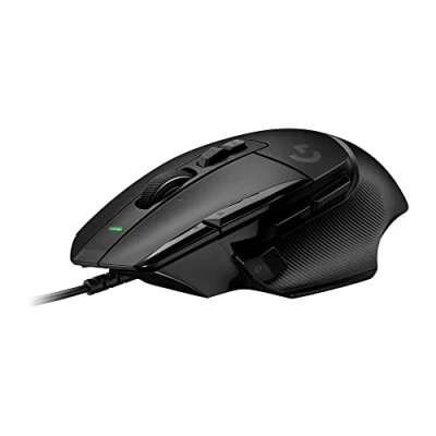 Imagen de Ratón gaming Logitech G G502 X, Con cable, 25.600 ppp, 13 botones programables, Interruptores Lightforce, DPI ajustable, Rueda de dos modos, Negro