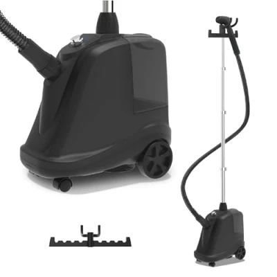 Imagen de SteamOne Plancha de Vapor Steamer 2000W 40g/min T2000B Vertical Gran Autonomía Elimina 99,99% Impurezas Lista en 45s Con Accesorios