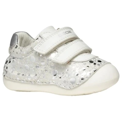 Imagen de Geox B TUTIM B, Zapatillas Bebé Niñas, White/Silver, 22 EU