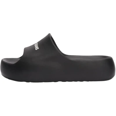 Imagen de Tommy Jeans Flatform POOL Slide Sandalias planas, Mujer, Talla: 39 40, Black Zapatos