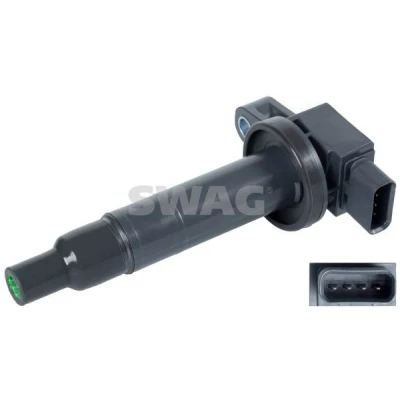 Imagen de SWAG 81 92 8658 Bobina de encendido 12 negro TOYOTA: Yaris II Hatchback, I III Hatchback