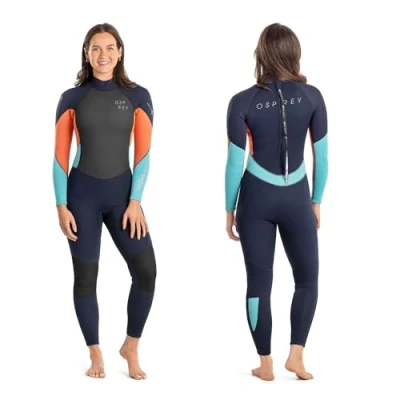 Imagen de Osprey Zero 3 Mm Traje de Neopreno Verano Longitud Completa, Unisex, Coral, S Tall