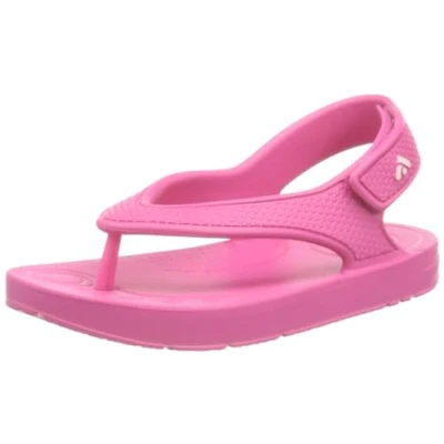 Imagen de Fitflop Iqushion Kids Toddler Ergonomic B/Strap Flip Flops, Chanclas Unisex niños, Pink Jam, 23 EU