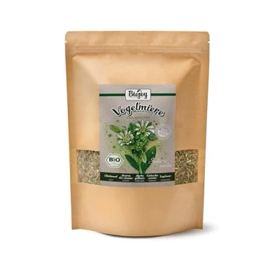 Imagen de Biojoy Hierba Gallinera BÍO (250 g), seca y cortada, ideal para Té e Infusión (Stellaria media)