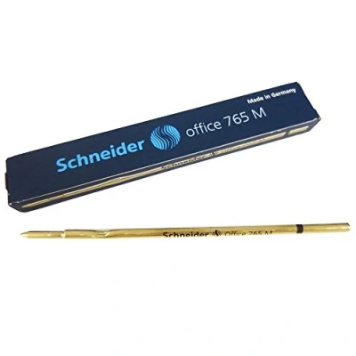 Imagen de SCHNEIDER® Recambio para bolígrafo Office 765, estándar, metal, M, color de la tinta: negro (10 unidades), 1 paquete 10 unidades
