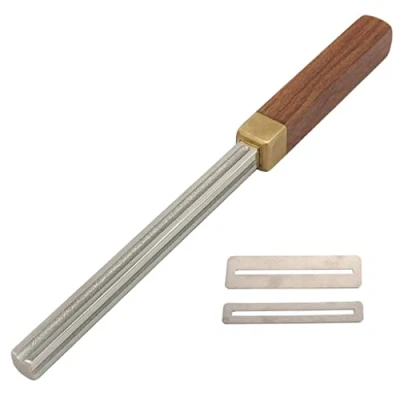 Imagen de SM SunniMix Universal Guitar Fret Crowning File Diapasón Leveling Luthier Diamond Coating Reparación de accesorio para bajo