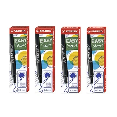 Imagen de STABILO Cartucho para recarga EASYoriginal Refill Medio Tinta azul (borrable) (azul, 12 cartuchos)