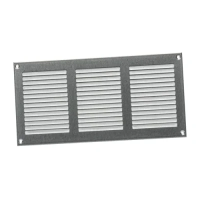 Imagen de 300x150mm Rejilla de Ventilación con Mosquitera Rejillas Aireación Metálicas Acero Galvanizado