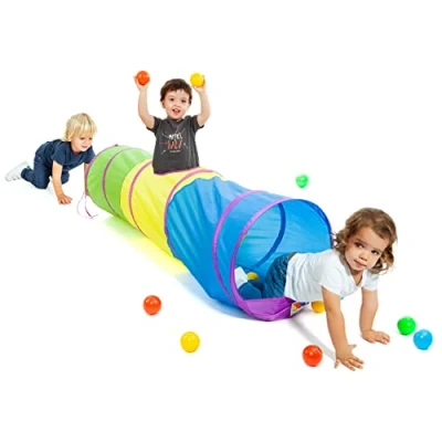 Imagen de Molto Tunel Plegable con 25 Bolas para Niños Compatible Parque Juguetes Sensoriales Bebes Educativos 6 Meses