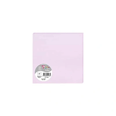 Imagen de Clairefontaine 1178C Un paquet de 25 cartes Pollen 16x16 cm 210g, Lilas