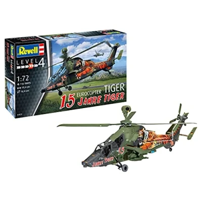 Imagen de Revell 03839 Eurocopter Tiger 15 Jahre Escala 1:72 Kit de Modelo plástico sin Construir/sin Pintar