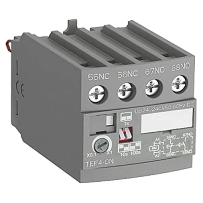 Imagen de Abb entrelec tef4 on Contactor tempo electrico/a