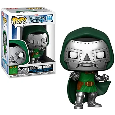 Imagen de Funko Pop! Marvel: Fantastic Four Doctor Dr. Doom Figura de Vinilo Coleccionable Idea Regalo Mercancia Oficial Juguetes para Niños y Adultos Comic Books Fans