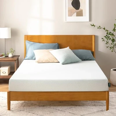 Imagen de Zinus Colchón de Espuma 135 x 190 cm Ortopédico y Ergonómico Firmeza Media Soporte 5 Zonas Altura 11 Certificado Oeko Tex
