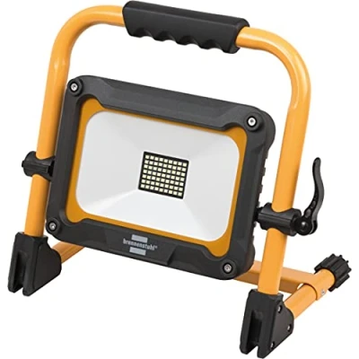 Imagen de Brennenstuhl foco LED de batería recargable JARO 3010 MA/Luz trabajo 30W para uso exterior (potente 3200lm, carga USB C, luz regulable en 3 niveles, iluminación hasta 12h, IP54)