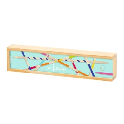Imagen de moses. Mikado, Juego Infantil para casa y de Viaje, Viaje al Aire Libre en Caja Madera compacta, clásico Atemporal niños a Partir 4 años