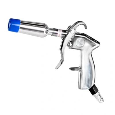 Imagen de BenBow Pistola de soplado Classic con Boquilla Venturi y Tapa Protectora Aire comprimido para Secado rápido Air Blow Gun Carcasa Aluminio, Incluye Adaptador