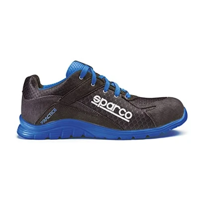 Imagen de Sparco S0751744NRAZ Zapatillas Practice Negro/Blue Talla 44 EU