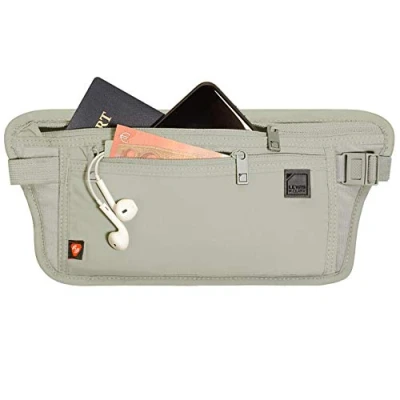 Imagen de Lewis N Clarks RFID Blocking Waist Stash Geldgürtel, Beige