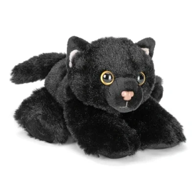 Imagen de Wild Republic Hug&#039;ems, Peluche Gato, 18 cm, Negro (18089)
