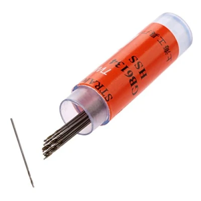 Imagen de Mtsooning 10 brocas helicoidales micro HSS de 0,5 mm, vástago recto, herramienta perforación eléctrica